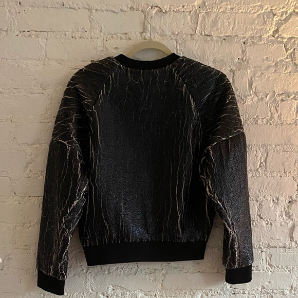 3.1 Phillip Lim Distressed Crew Neck Sweatshirt - Picture 4 of 4